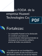 FODA de La Empresa Huawei Technologies Co., LTD