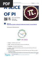 Pi Day Activities Booklet | PDF | Pi | Circle