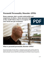 Paranoid Personality Disorder (PPD)