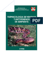 Farmacologia de Venenos y Antivenenos de Serpiente