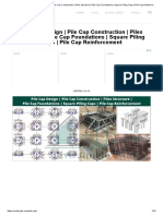 Pile Cap Design - Pile Cap Construction - Piles Structure - Pile Cap Foundations - Square Piling Caps - Pile Cap Reinforcement