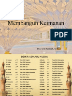 Membangun Keimanan-Asmaul Husna