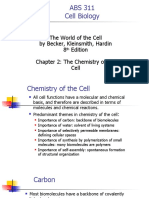 ABS 311 Cell Biology: The World of The Cell by Becker, Kleinsmith, Hardin 8 Edition Chapter 2: The Chemistry of The Cell