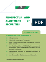 3.prospectus and Allotment of Securities