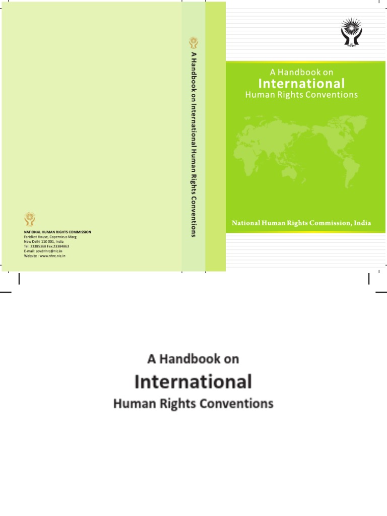 A Handbook On International HR Conventions PDF Human Rights