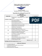 Pensum en Derecho Procesal Civil