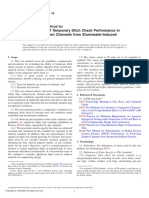 Determination of Temporary Ditch Check Performance in Protecting Earthen Channels From Stormwater-Induced Erosion