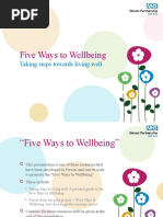 Five Ways To Wellbeing: Taking Steps Towards Living Well