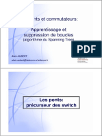 Les Ponts Et Commutateurs: Apprentissage Et Suppression de Boucles