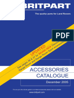 Accessories Catalogue: UP DA TE D