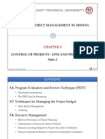 MinE424 - 05ControlOfProjects-CPM and PERT Methods (Part-2)