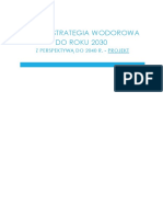 Projekt Polskiej Strategii Wodorowej Do Roku 2030 I 2040