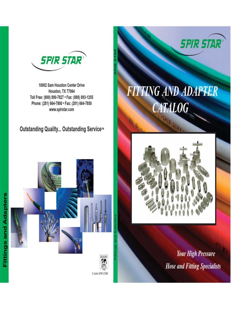 SPIR STAR Fitting Adapter Catalog Oct2008 | PDF | Hydraulic Engineering ...
