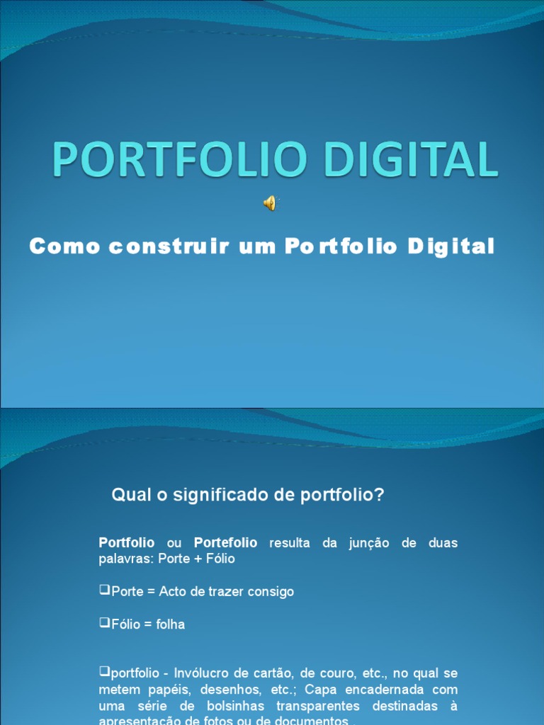 Portfolio Digital | PDF | Professores | Escolas