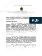 Nota Técnica N 38 CGDH DPEDHUC SECADI MEC (2013)