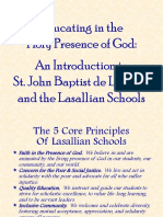 Life of St. John Baptist de La Salle PART I