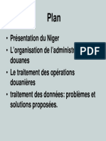 Niger - Douane - Power Point