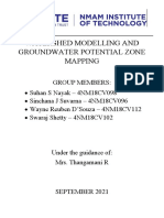 Watershed Modelling & Groundwater Mapping Using Qgis