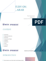 Case Study On: Burj Al Arab: Wayne Reuben Dsouza 4NM18CV112 Department of Civil Engineering
