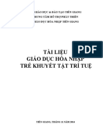 Tài Liệu Giáo Dục Hòa Nhập Trẻ Khuyết Tật Trí Tuệ