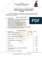 Informe de Gastos VC2019