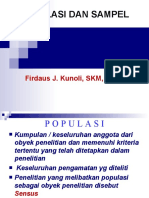 BIOSTAT 4 (Populasi Dan Sampel)