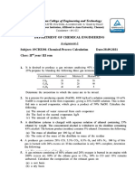 Department of Chemical Engineering