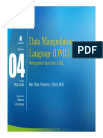 DML dan SQL Dasar