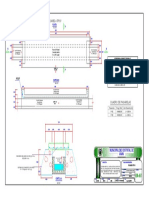 Pasarela tipo I planta diseño especificaciones