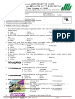 Soal Pas Ganjil Despub Kls Xi Kode A 2021 - 2022