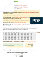 Module 9 Time Value of Money: Present Value (PV) - This Is Your Current Starting Amount. It Is The