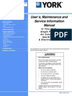 User's, Maintenance and Service Information Manual