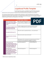 AOTA Occupational Profile Template