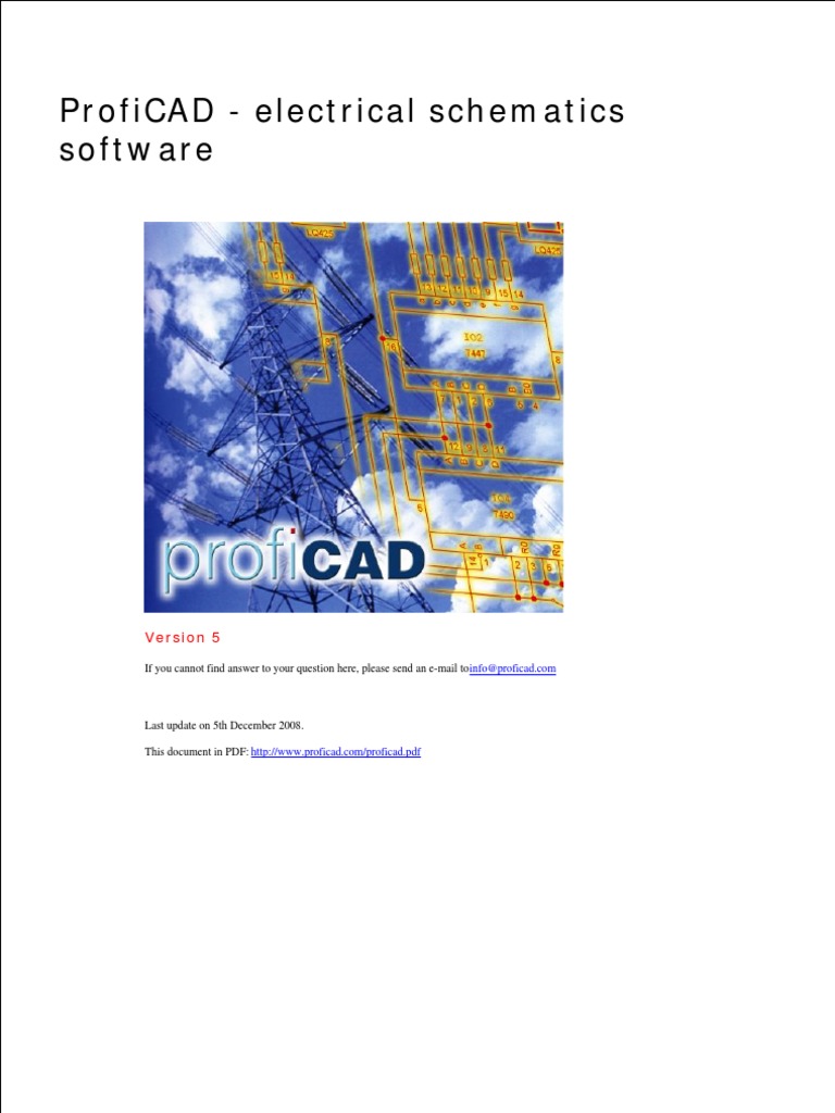 ProfiCAD Electrical Schematic Guide | PDF | File Format | Library ...