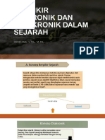 Konsep Berpikir Kronologis Dan Diakronis Dalam Sejarah