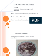 STD - 4 Air, Water and Weather - ppt1
