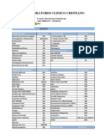 Lista de Precios Claudia Barreda