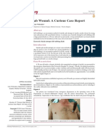 Thoracic Stab Wound A Curious Case Report 3608