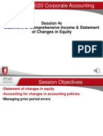 HI5020 Corporate Accounting: Session 4c Statement of Comprehensive Income & Statement of Changes in Equity