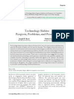 Technology Habits: Progress, Problems, and Prospects: Joseph B. Bayer Robert Larose
