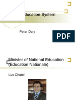 French Education System: Peter Daly