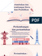 Pertumbuhan Dan Perkembangan Siswa Dalam Pendidikan