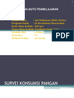 PSG Melalui Survei Konsumsi Pangan