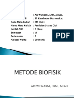 Metode Biofisik