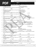 Heat Thermometry, Expansion of Solid, Liquid, Gas, Calorimetry Mechanical Equivalent