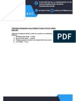 Calibration of Equipment's As Per Schedule IV Clause 2.3 of Gas Cylinder Rules 2016