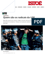 Quem são os radicais da USP - ISTOÉ Independente