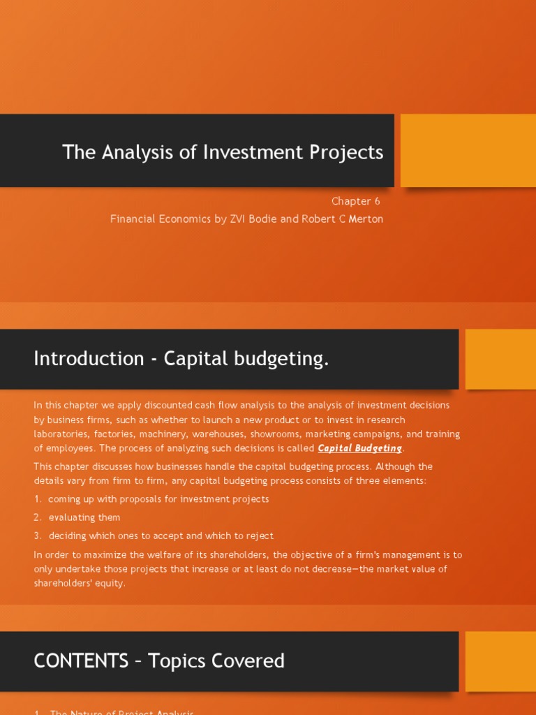 Discount Rate in Investment Analysis | PDF | Capital Budgeting | Net ...