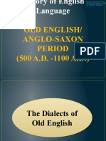 Old English/ Anglo-Saxon Period (500 A.D. - 1100 A.D.) : Dr. Mayada F. Elhaddad