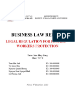 Business Law Report: Legal Regulation For Female Workers Protection